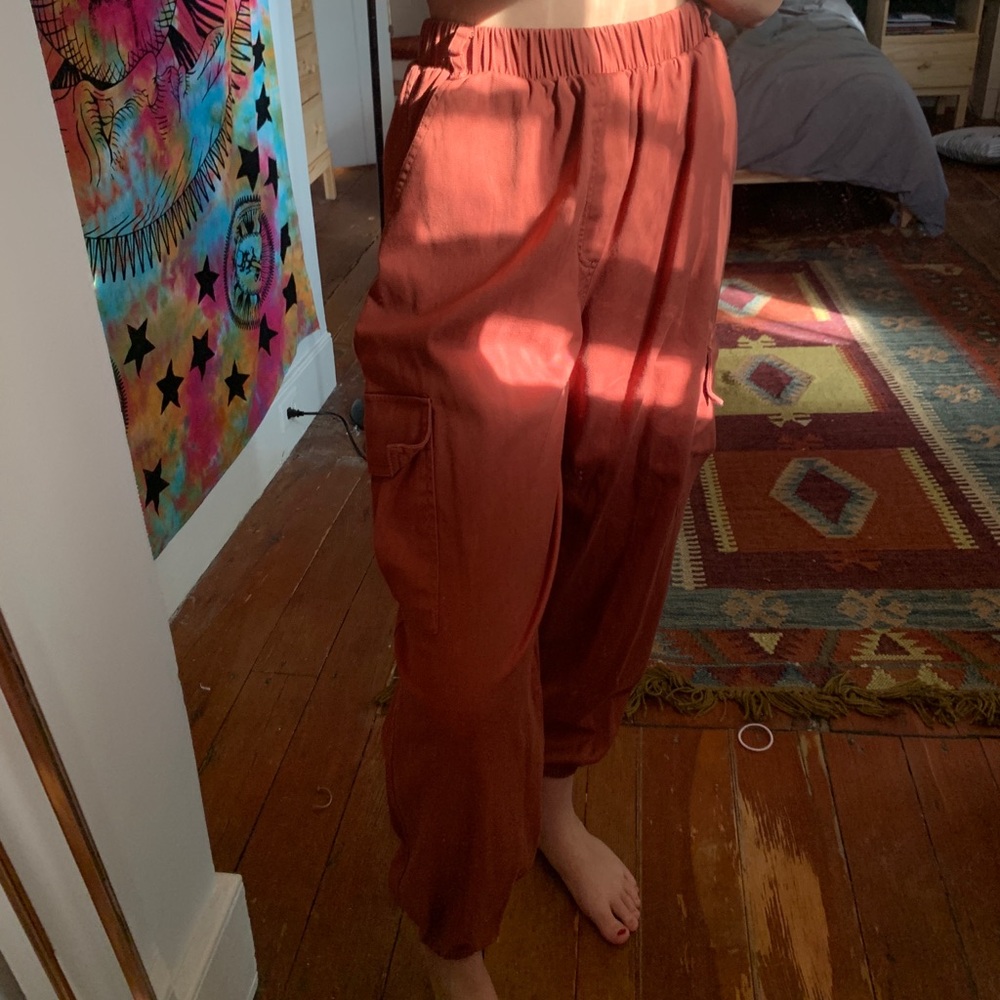 Burnt Orange Cargo Pants